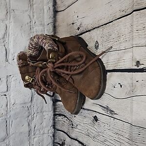 Falls Creek Brown Kids Boots